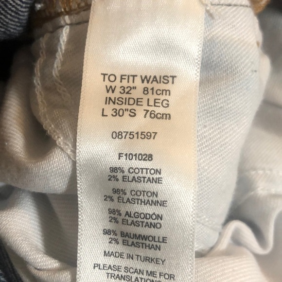 ASOS Drawstring Waist Denim Jeans Size 32 - Picture 7 of 7